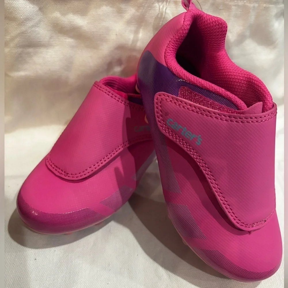 Carters Toddler Girl Soccer Sport Cleats - Pink NWT ⚽️